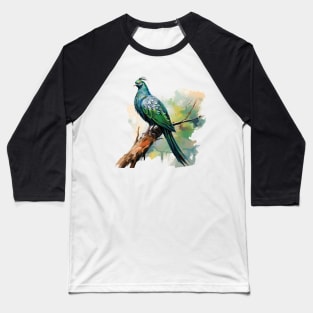 Nicobar Pigeon Baseball T-Shirt